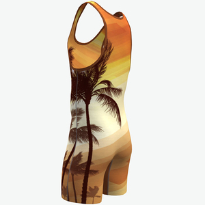 4xl 5xl Polyester <b>Weightlifting</b> Vintage Sublimation Printing Custom Kids Men Wrestling <b>Singlet</b> - Product Image 3