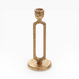 Portavelas Modernos de Oro Mate, Par con Base Ancha para una Presentación de Mesa de Lujo, Únicos - Product Image 5