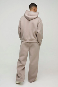 Chándal Holgado con Capucha para Hombre, de Invierno, de Algodón, Felpa, Poliéster, Grueso, Cómodo, 320-500 - Product Image 2