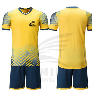 New Season Breathable Quick Dry 100% Polyester <b>Soccer</b> Uniforms OEM Football Training Wholesale Blank - Product Image 2