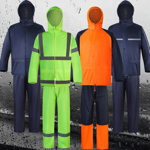 Custom Logo <b>Waterproof</b> Breathable Poncho <b>Set</b> Girls' Durable Raincoat with Eye-Catching Reflective Strip Nylon Material Travel - Product Image 3