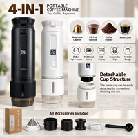 Mini machine à expresso avec écran intelligent, système de chauffage rapide pour hôtels, voyages d'affaires, fournisseur en gros d'équipements de café