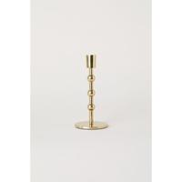 Bougeoir à étrier en or antique pour table, support décoratif en laiton avec base d'équilibre, pour chandelier
