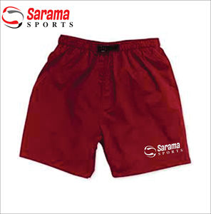 Pantalones cortos de alta calidad para hombre, pantalones cortos de fibra de softbol de microfibra de secado rápido, poliéster personalizado, cintura elástica, patrón corto único - Product Image 1