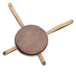 Top selling handmade leather coasters with elegant design for <b>table</b> <b>protection</b> use - Product Image 4