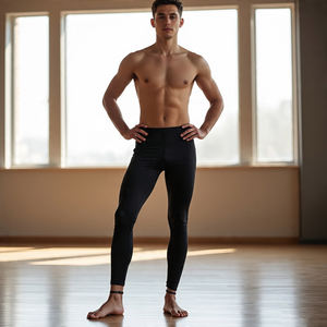 Pantalons de compression à séchage rapide pour hommes Vêtements de sport de couche de base Pantalons d'entraînement Jogger Leggings à séchage rapide pour hommes Collants Pantalons d'entraînement pour garçons - Product Image 5