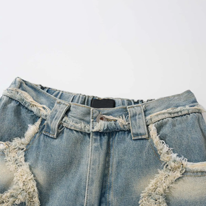 Nuevos Jeans de Diseñador para Hombre, Pantalones Vaqueros con Bordado Cruzado, Jeans de Motociclista para Hombre - Product Image 4