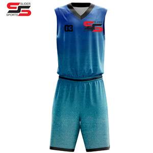 Uniforme de basket-ball de haute qualité avec logo d'impression personnalisé pour le kit d'uniforme pour hommes du club de basket-ball - Product Image 5