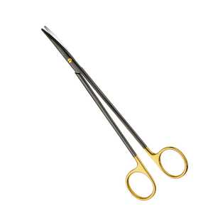 Ciseaux Metzenbaum 7 pouces demi-or noir plaqué acier inoxydable hôpital manuel utilisé ciseaux dans différentes tailles prix - Product Image 4