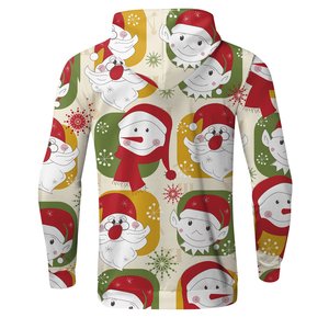 Sweat à capuche personnalisé de haute qualité pour hommes, hiver, impression numérique complète, tissu à motif 3D sublimé, tout imprimé, nouveau design - Product Image 6
