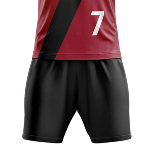 High Quality Fully Customized Heat-Transfer Printed Breathable Short Football Uniform Wholesale 100% Polyester Material <b>Soccer</b> - Product Image 5