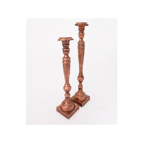 Bougeoir Pilier Unique Lot de 3 avec Nickel Plaqué pour la Maison Taille Personnalisée Dîner Bougeoir pour Restaurant - Product Image 4