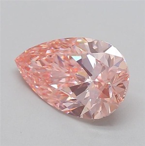 Diamante Cultivado en Laboratorio, Corte Pera, 2.58ct, Rosa Intenso, VVS1, Diamante Personalizado - Product Image 3