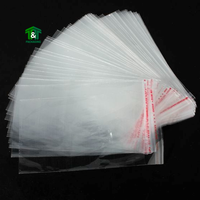 Sacs en plastique refermables en polypropylène transparent sac postal transparent sac plat avec adhésif de la société Vietnam