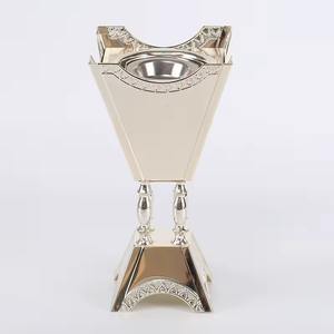 Juegos de regalo de decoración religiosa islámica, Bakhoor quemador de incienso de plata, tarro decorativo árabe de Ramadán, difusor de lujo - Product Image 6