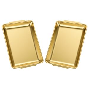 Brass Tray <b>Set</b> of 1 to 6 for <b>Lunch</b> Or Dinner Golend Color Homeware Hotelware Dinnerware Serveware - Product Image 1