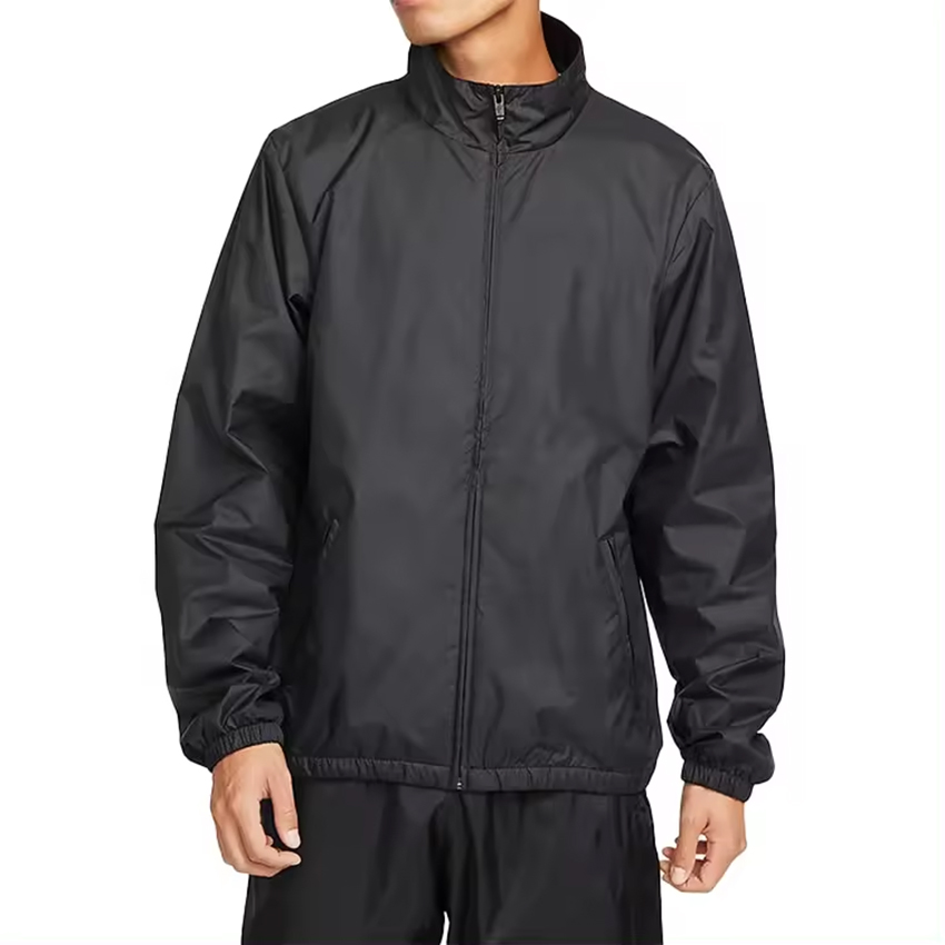Men Lightweight Nylon Tracksuit Blank Zip up Windbreaker