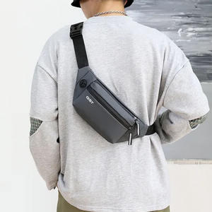 Sac de taille à bandoulière en nylon imperméable de qualité supérieure unisexe avec logo personnalisé Mini pochette de poitrine à la mode Personnages en toile - Product Image 6