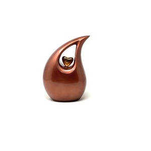Urna funeraria Urnas de cremación de metal de aluminio para mantener las cenizas humanas Urnas de cremación de diseño moderno para cenizas de adultos - Product Image 1