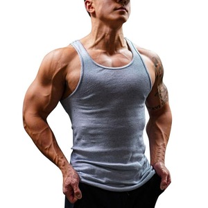 Débardeurs personnalisés de haute qualité pour hommes Musculation Muscle Workout Gym Athletic Stringer - Product Image 2