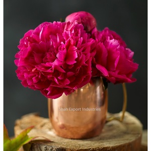 Nouveau vase à fleurs décoratif en cuivre pour mariage, événement, fête, décorations de table, vases à fleurs en métal faits à la main - Product Image 5