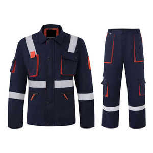 Vêtements de travail de sécurité uniforme vêtements industriels équipement de protection coton respirant coutures durables veste robuste - Product Image 1