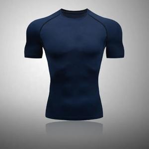 Nouveau hommes GYM T-Shirt sport Streetwear mode surdimensionné T-shirt noir 2024 été manches courtes haut t-shirts T-shirt - Product Image 3