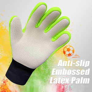 Gants de gardien de but de football professionnel pas cher pour jeunes gants de gardien de but de football en latex épais avec protection des doigts à vendre Ronpex - Product Image 2