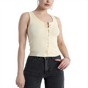เสื้อกล้ามผู้หญิง Ever Glow รุ่นใหม่สำหรับฤดูใบไม้ร่วง คอวี แขนสั้น สวมใส่สบาย ไซส์ใหญ่ ระบายอากาศได้ดี เป็นมิตรต่อสิ่งแวดล้อม ผ้าไม่เป็นขุย แห้งไว - Product Image 4