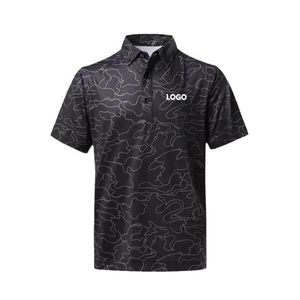 OEM poliéster Spandex camisetas OEM de alta calidad camiseta personalizada impresa diseño Golf Polo camisas de los hombres 2025 - Product Image 4
