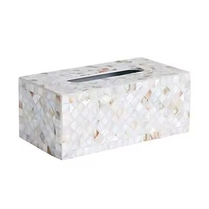 Caja de pañuelos de diseño rojo de estilo tradicional para decoración de mesa de comedor y oficina en casa con aspecto elegante y uso funcional diario - Product Image 6