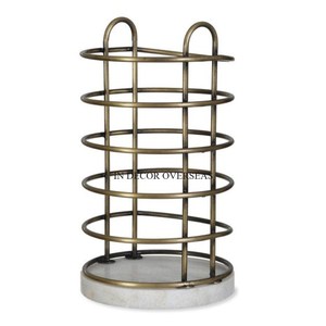 Fil métallique de qualité supérieure entièrement plaqué or de haute qualité fabriqué avec un design unique et élégant Porte-bougie chauffe-plat à un prix impressionnant - Product Image 3