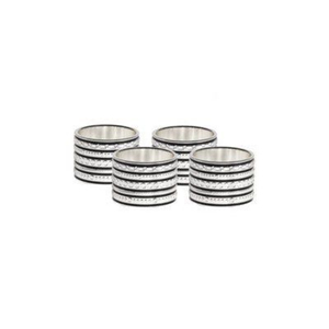 Juego de Accesorios para Mesa de Comedor Modernos y Elegantes, Juego de 4 Piezas Plateadas, Decoración de Mesa Moderna y Elegante para Bodas, Compromisos, Cenas y Fiestas - Product Image 1