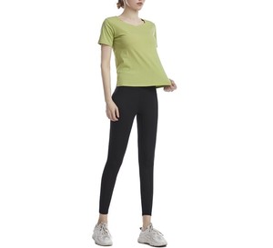 Nueva moda 100% algodón orgánico mujeres Crop Top camisetas de gran tamaño gris camisetas sudaderas mujeres Anti Shrunk camiseta ropa deportiva - Product Image 4