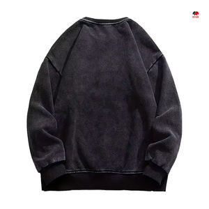 เสื้อฮู้ดฟลีซทรงปกติสำหรับผู้ชาย สวมใส่สบาย กันลม ผ้าเรียบสีพื้น เหมาะสำหรับฤดูใบไม้ร่วง สินค้าขายดี - Product Image 4