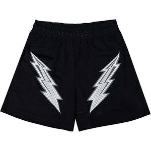 Shorts de mode pour hommes, imprimé graphique personnalisé par sublimation, maille premium, style urbain, respirant, pour la gym, taille mi-haute avec cordon de serrage - Product Image 5