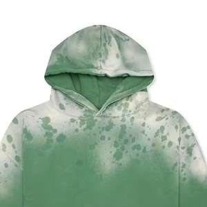 เสื้อฮู้ดผู้ชายผ้าฝ้าย100% ซีดจางออกแบบโลโก้ได้ตามต้องการ - Product Image 3