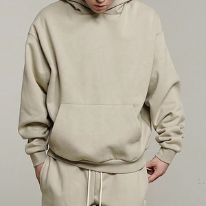 Venta al por mayor 100% algodón sudaderas con capucha de gran tamaño para los hombres de alta calidad logotipo personalizado bordado invierno Streetwear polar ODM sólido - Product Image 6