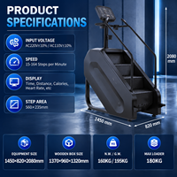 BN Stepper d'escalade commercial robuste pour salle de sport, à faible entretien, haute intensité cardio, avec écran LED, OEM ODM, vente en gros