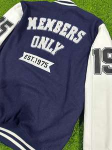 Chaqueta universitaria de talla grande personalizable, conjunto de ropa deportiva de invierno Letterman, técnica impresa transpirable, temporada de verano - Product Image 3