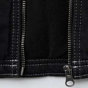 Chaquetas Vaqueras Negras de Última Moda para Chicas, a Precio Económico, Atuendos Modernos, Chaqueta Vaquera Elegante para Chicas, Ropa Casual para Exteriores - Product Image 5