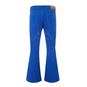 กางเกงขาบานเอวสูงสำหรับผู้ชายกางเกงขาบานแบบลำลองและเป็นทางการมีสไตล์ใส่สบาย - Product Image 3