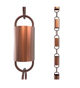 Chaîne de pluie en cuivre de conception de forme de seau pour la décoration de jardin Chaîne de pluie suspendue de jardin de conception faite à la main de haute qualité en vente - Product Image 2