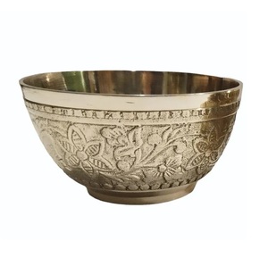 ชามทองเหลืองทำด้วยมือขายดีชามผลไม้ที่วางตรงกลางโต๊ะทำด้วยมือชามแสดงบนโต๊ะ - Product Image 5