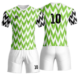 Uniforme de fútbol Deportivo transpirable de tamaño adulto con diseño y logotipo personalizado, servicio OEM, precio barato, uniforme de fútbol de alta calidad - Product Image 2