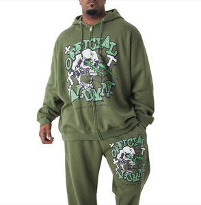 ชุดวอร์มผู้ชายระบายอากาศได้ดี น้ำหนักเบา ชุดออกกำลังกายลายพราง ชุดฟิตเนส ชุดฝึกซ้อม ผ้าเทคฟลีซ Ronpex International - Product Image 1