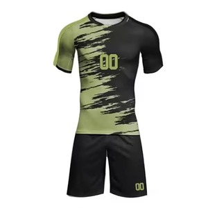 Tenue de football personnalisée, maillot de football par sublimation, ensembles d'uniformes d'entraînement de football - Product Image 1