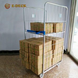 Chất lượng cao kho ráp thép có thể khóa có thể gập lại làm tổ có thể tháo rời hàn cuộn lồng xe đẩy - Product Image 3