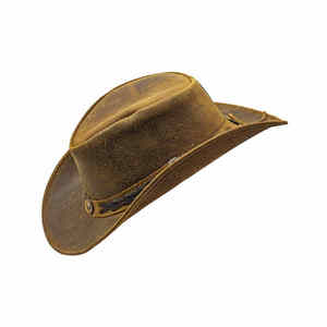 Nuevo sombrero de cuero de vaquero Vourex de alta calidad a la moda para estilo europeo americano Unisex para viajes uso al aire libre personalizado - Product Image 5