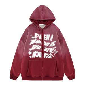 Vente en gros de pulls à capuche et sweatshirts d'hiver personnalisés pour hommes 100% coton Streetwear respirant surdimensionné - Product Image 2